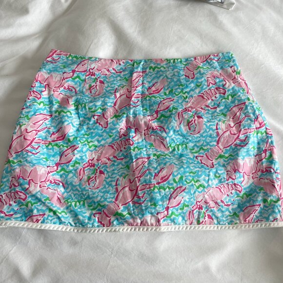LILLY PULITZER Cala Skort in Lobstah Roll Holy Grail SZ 6 - Picture 3 of 5